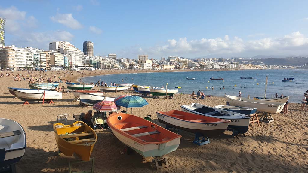 Las Canteras, een van de meest bekende stadsstranden van Europa