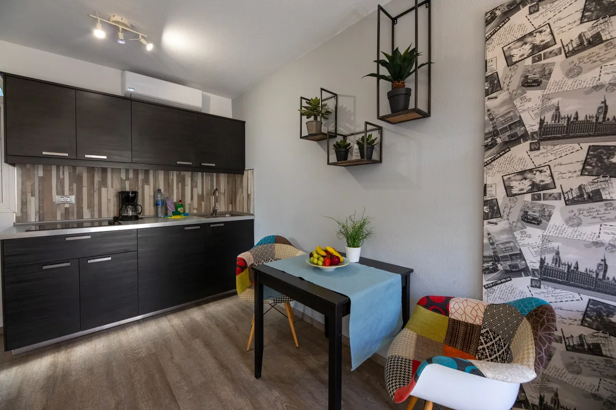 Club Torso bungalow woonkamer