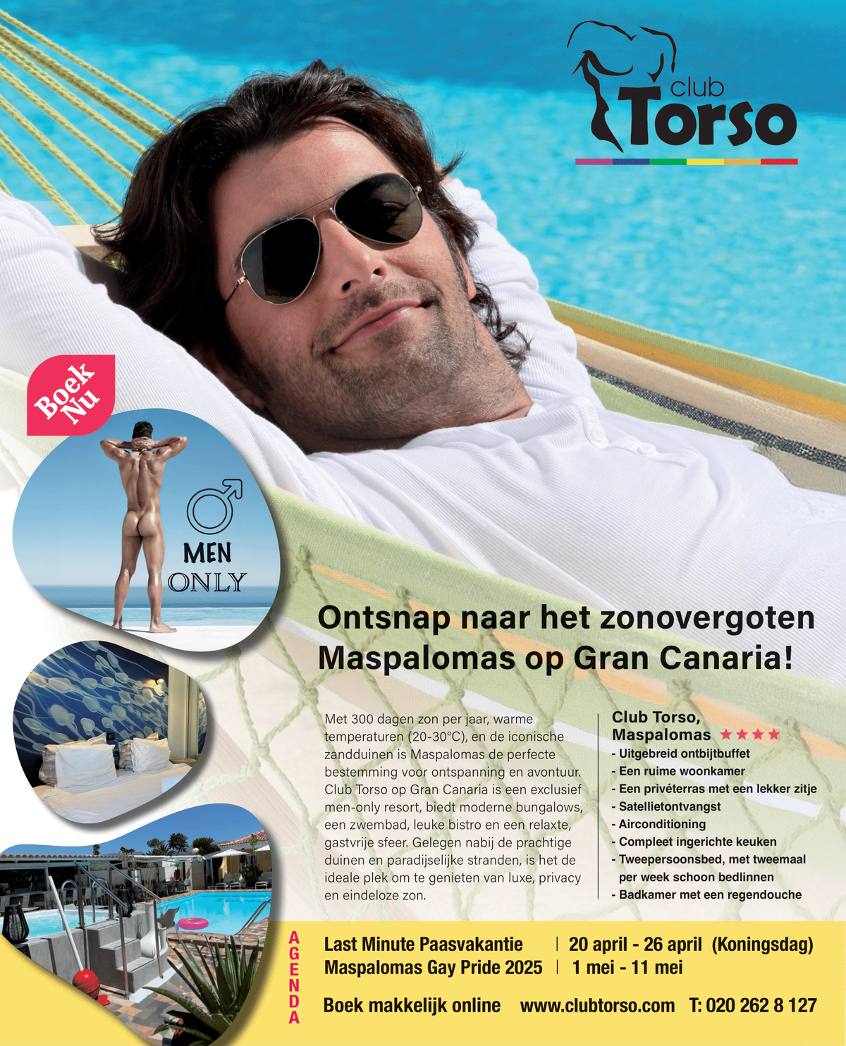 Ontspanning, Maspalomas, Gayvakantie, Gran Canaria